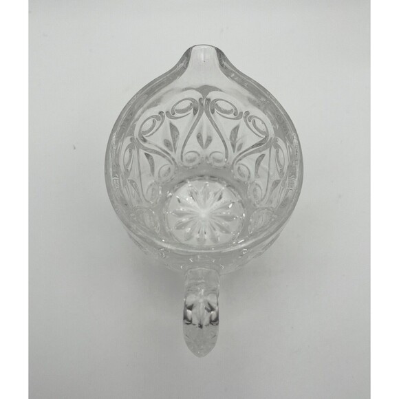 Vintage Golden Crown Lead Crystal 3-Piece Creamer, Sugar Bowl & Tray Set Germany - Picture 6 of 12